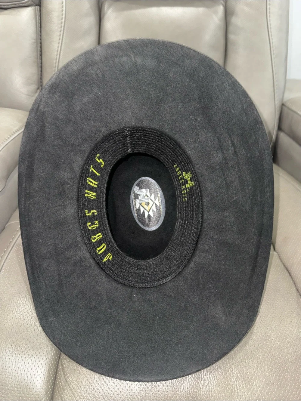 Black Felt Western Cowboy Hat - Men’s Classic Ranch Style